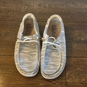 Hey Dude Light Gray Men's Slip-On Loafers